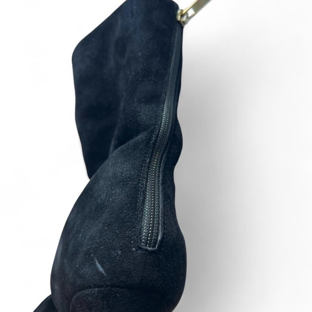 Tamara Mellon Black Suede Strappy Heels Size 36 - Picture 6 of 9